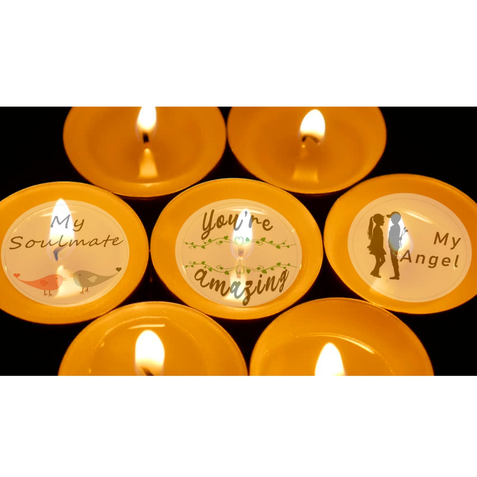 Surprise Candles Secret Candles Message Candles Bossy Hands Studios
